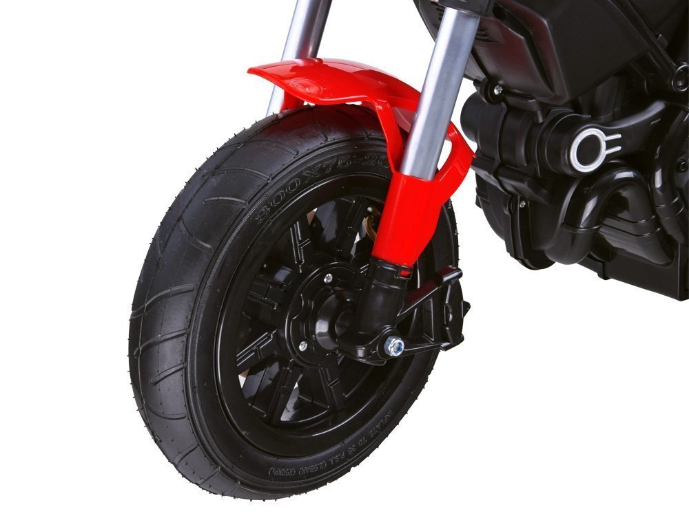 Dětská elektrická motorka Street Bob červená - Obrázek 2
