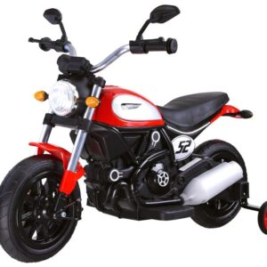 Dětská elektrická motorka Street Bob červená