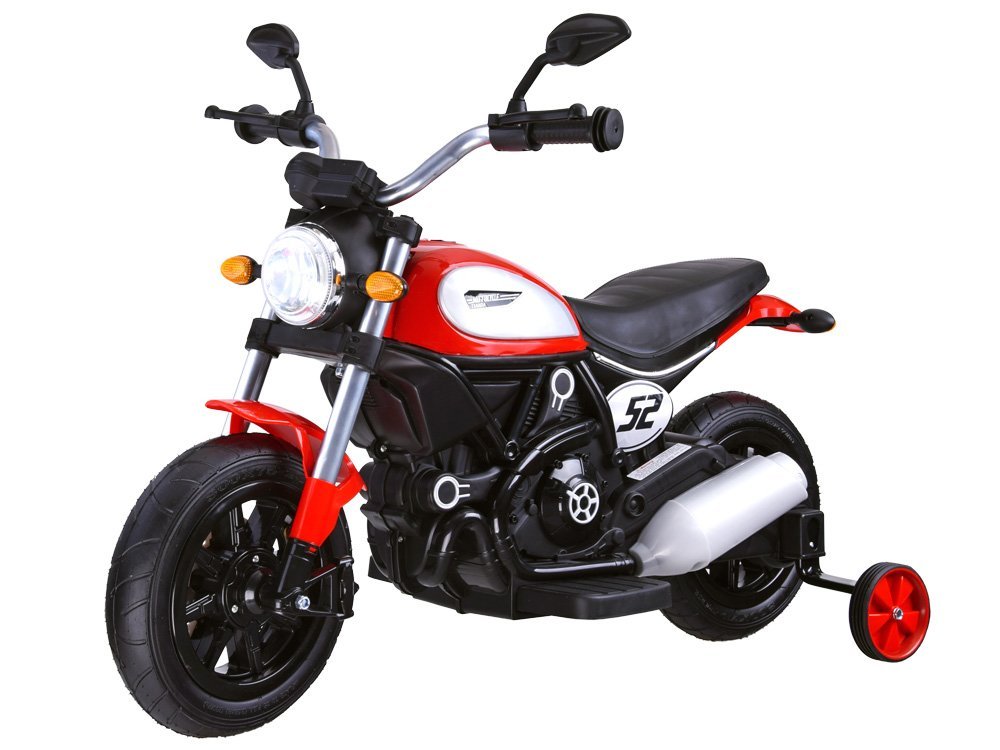 Dětská elektrická motorka Street Bob červená