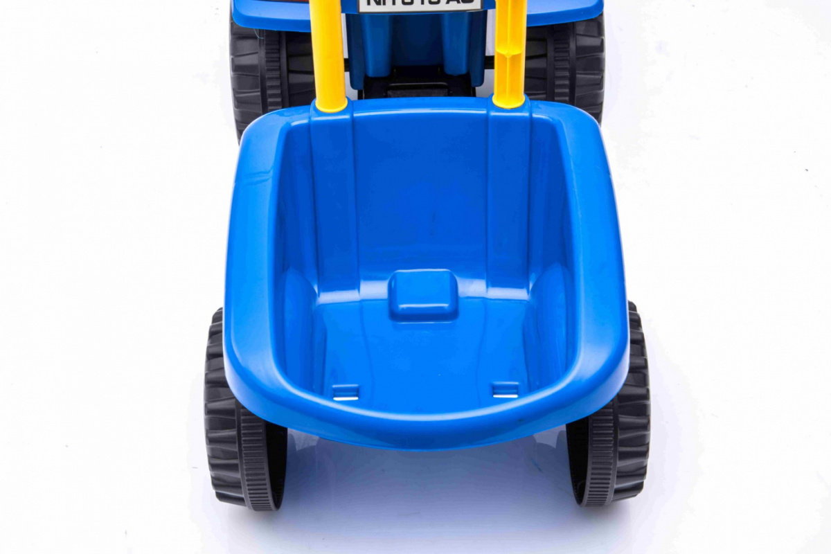 Dětské odrážedlo traktor s přívěsem New Holland T7 modrý - Obrázek 2