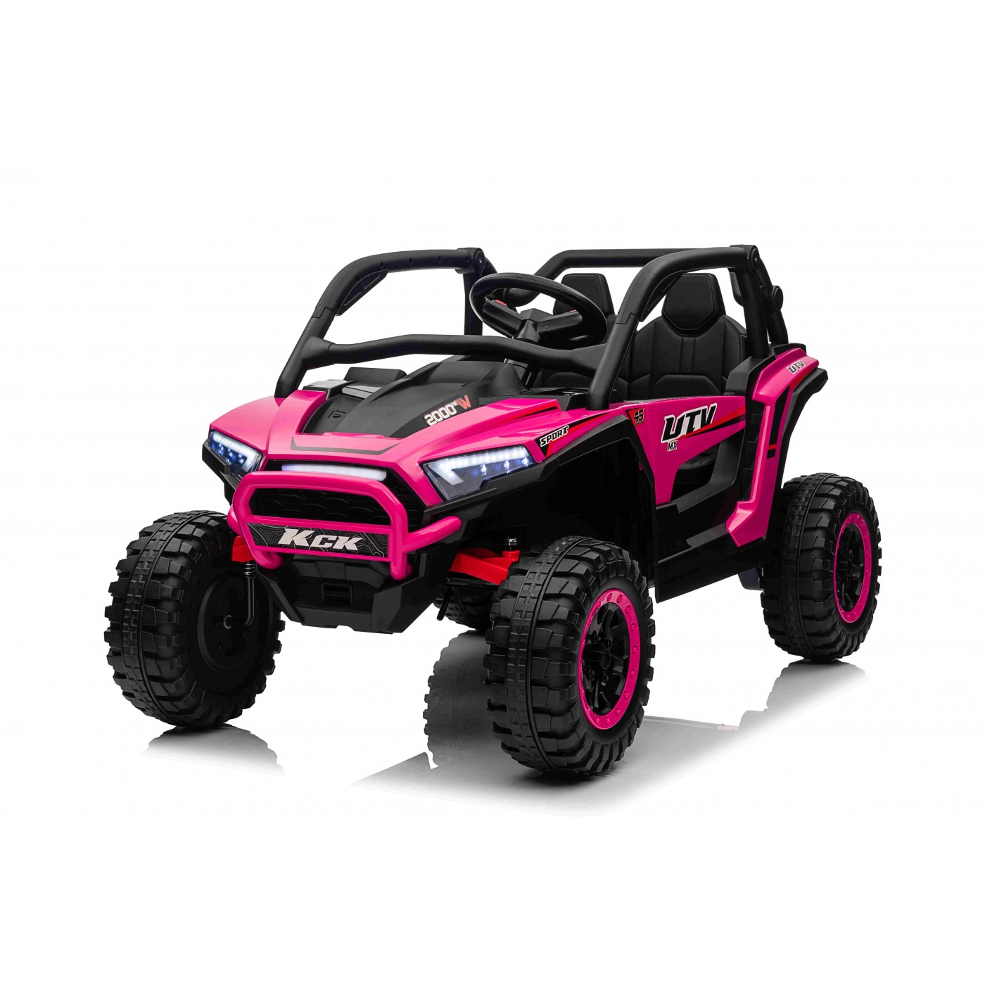 Elektrické autíčko Buggy KCK 4x4 24V růžové - Obrázek 2