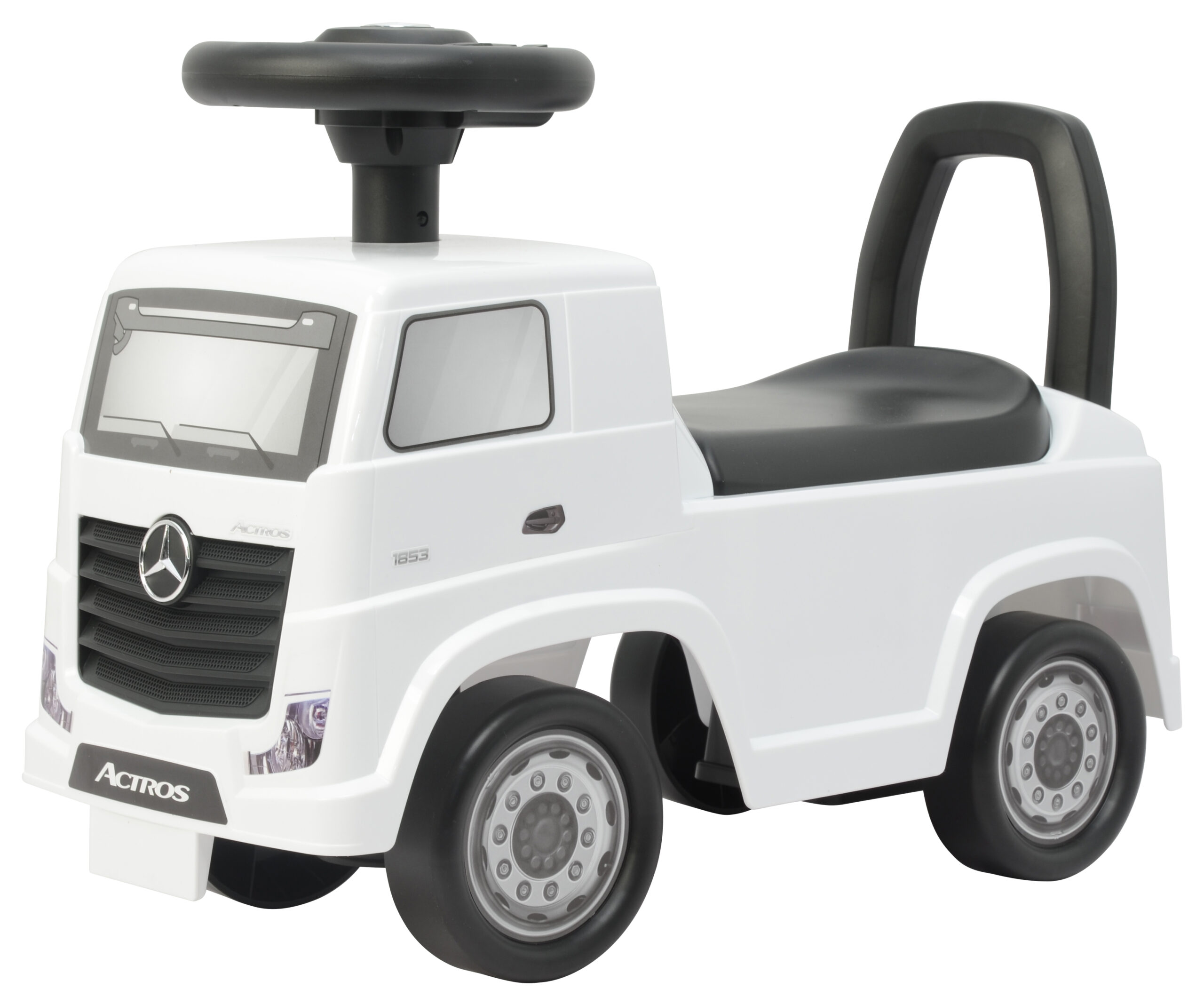 Mamido Dětské odrážedlo auto Mercedes Benz Actros bílé