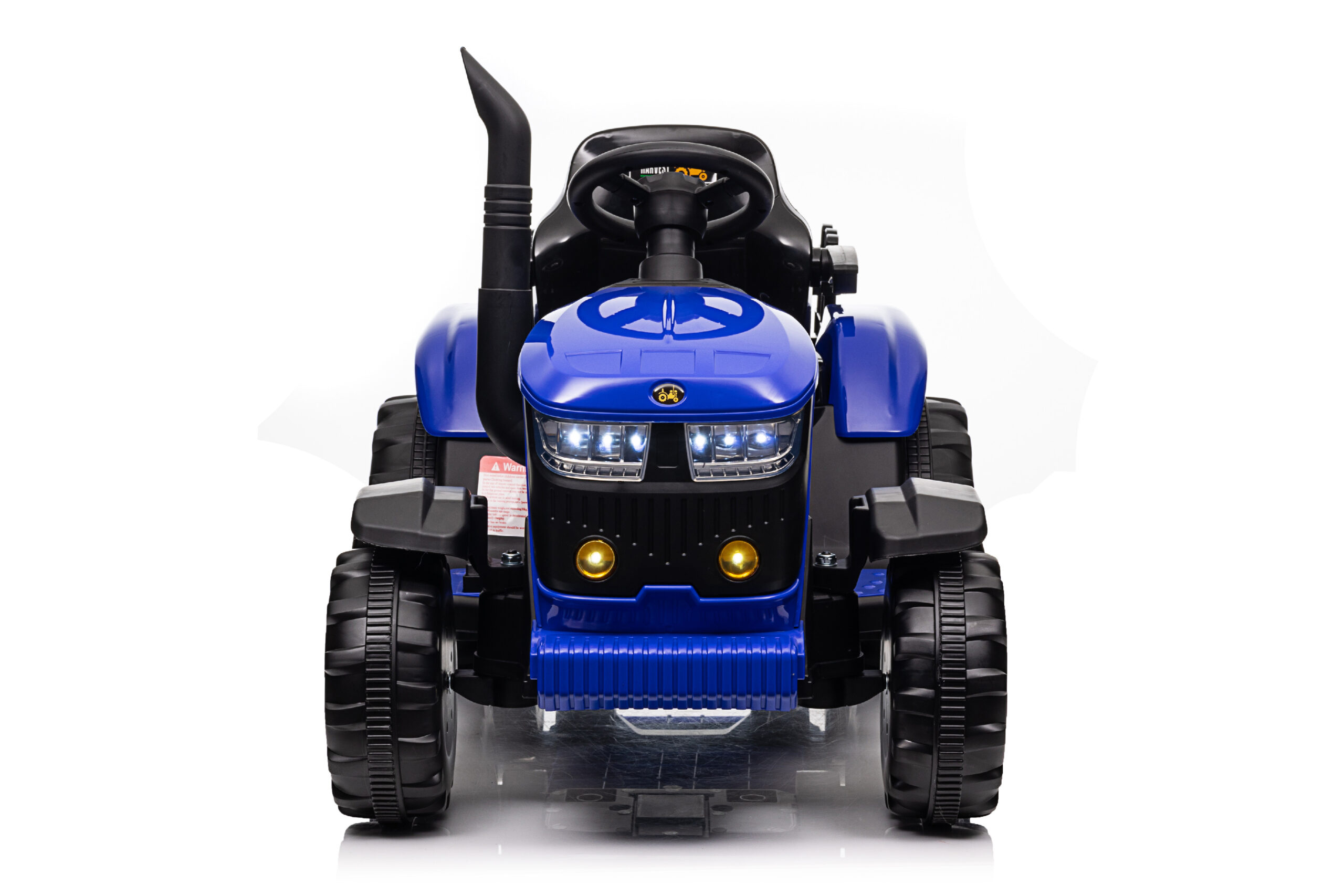 Mamido Dětský elektrický traktor s vlečkou 12V 7Ah modrý - Obrázek 2
