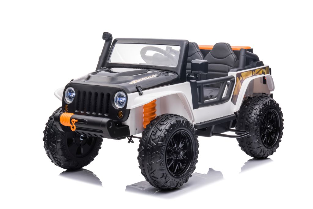 Mamido Elektrické autíčko Jeep 4Speed 24V | 4x200W bílé - Obrázek 2