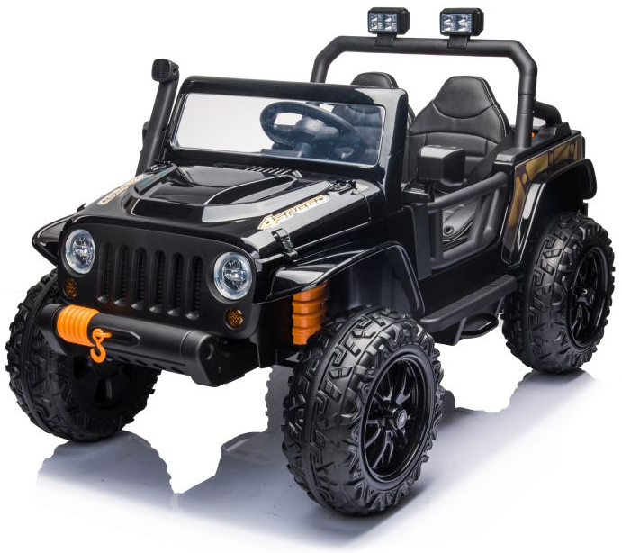 Mamido Elektrické autíčko Jeep 4Speed 24V | 4x200W černé
