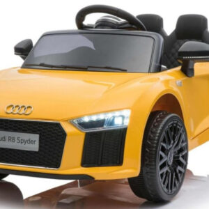 Dětské elektrické autíčko Audi R8 Spyder žluté