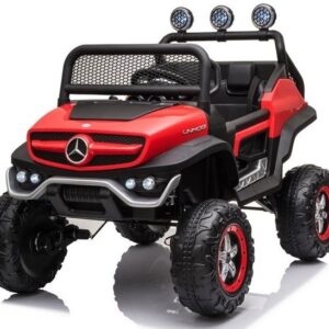 Dětské elektrické autíčko Mercedes-Benz Unimog S 4x4 červené