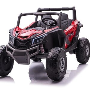 Dětské elektrické auto Buggy UTV-MX 4x4 LCD MP4 Spider lakované červené