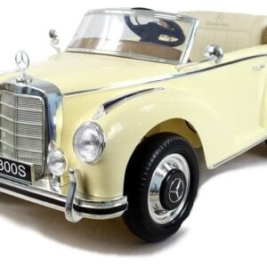 Elektrické autíčko Mercedes Benz 300S béžové