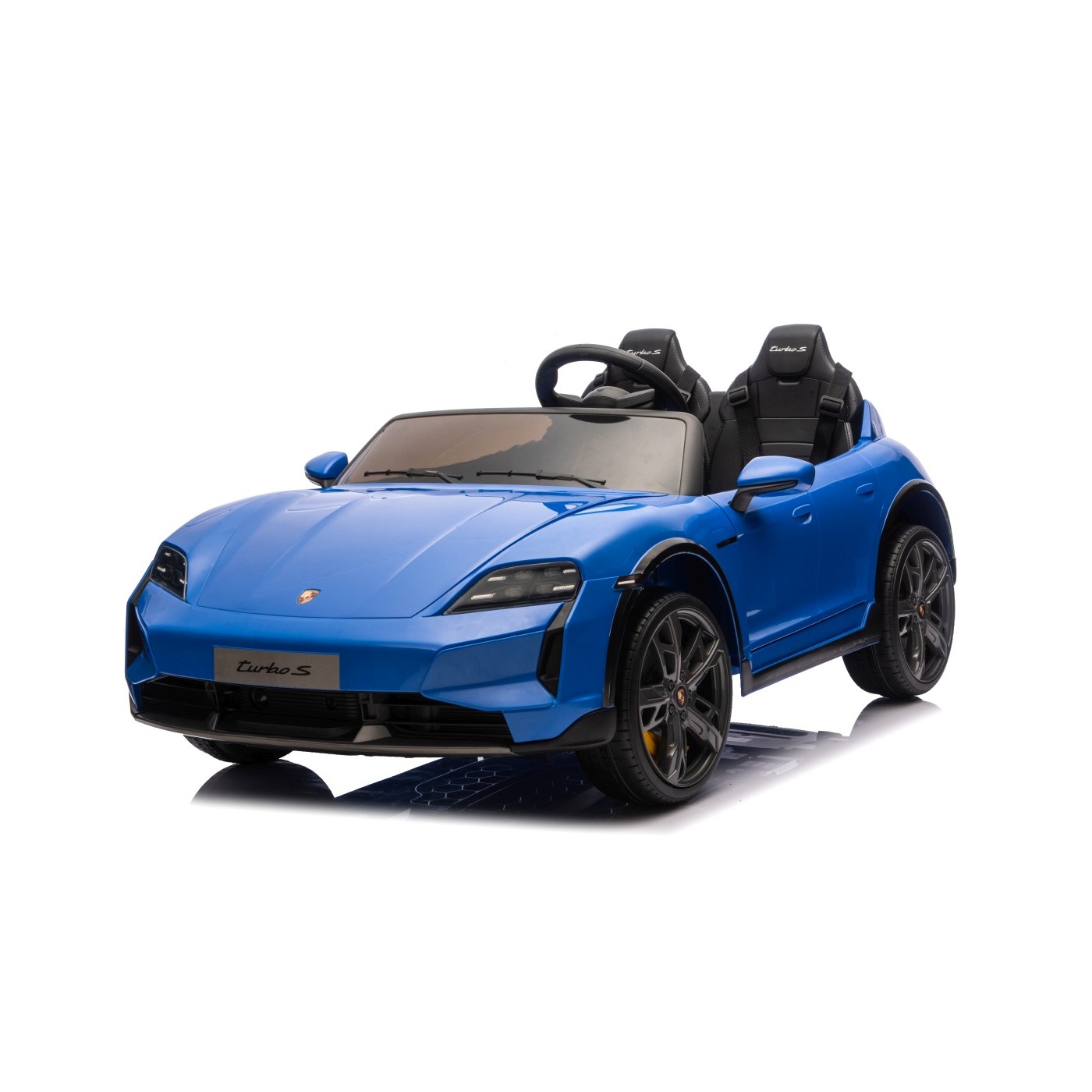 Elektrické autíčko Porsche Taycan Turbo S modré - Obrázek 2