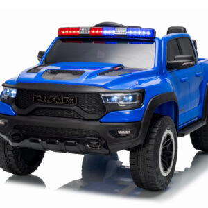 Mamido Elektrické autíčko Dodge Ram modré s majáky 4x4 | 12V10Ah