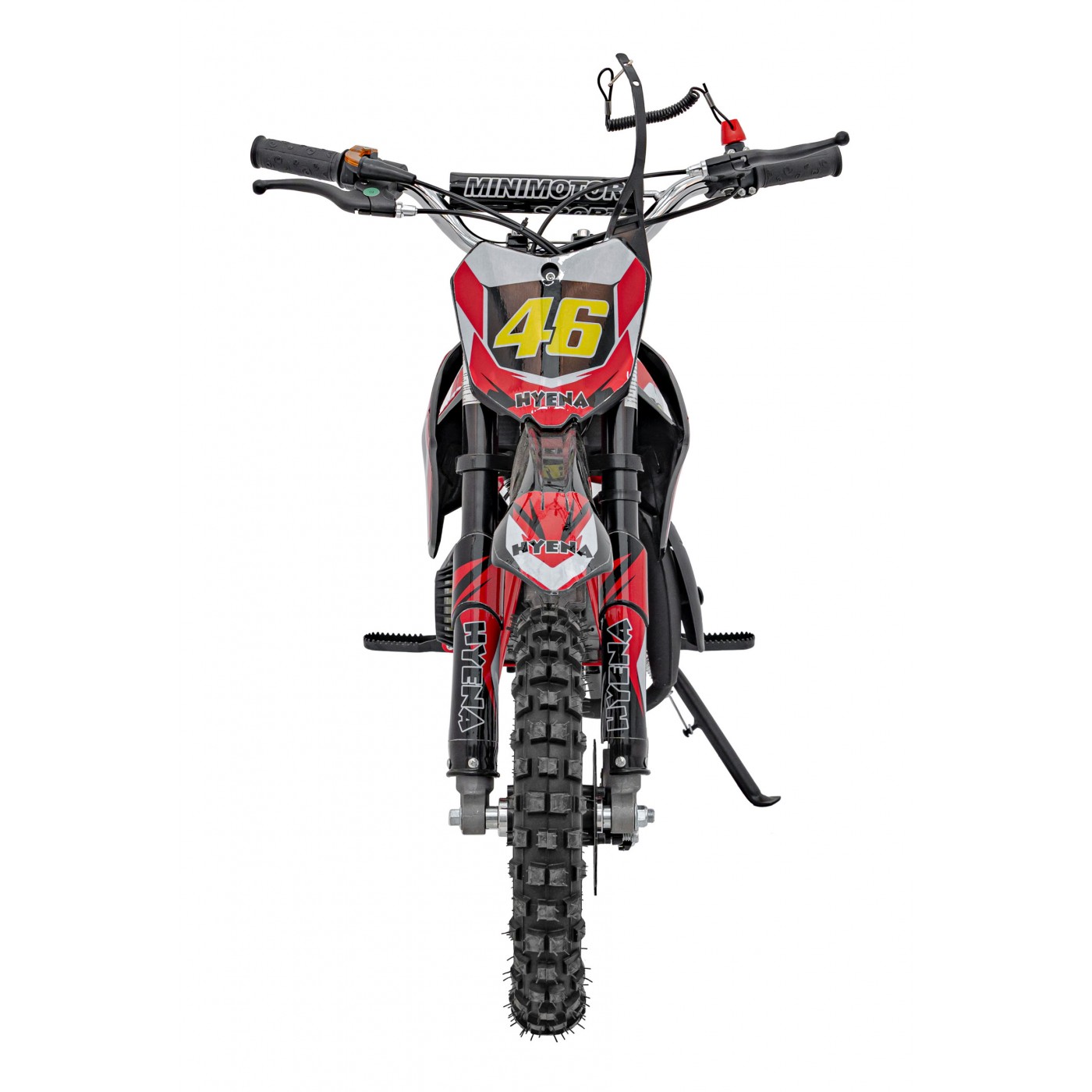 Dětská benzínová motorka RENEGADE 50R červená - Obrázek 2