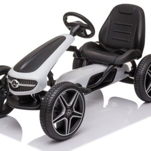 Dětská šlapací motokára Mercedes XMX610 bílá
