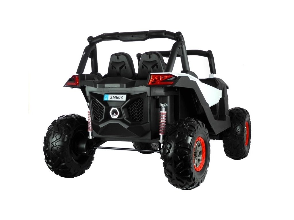 Dětské elektrické auto Buggy SuperStar 4x4 bílé - Obrázek 2