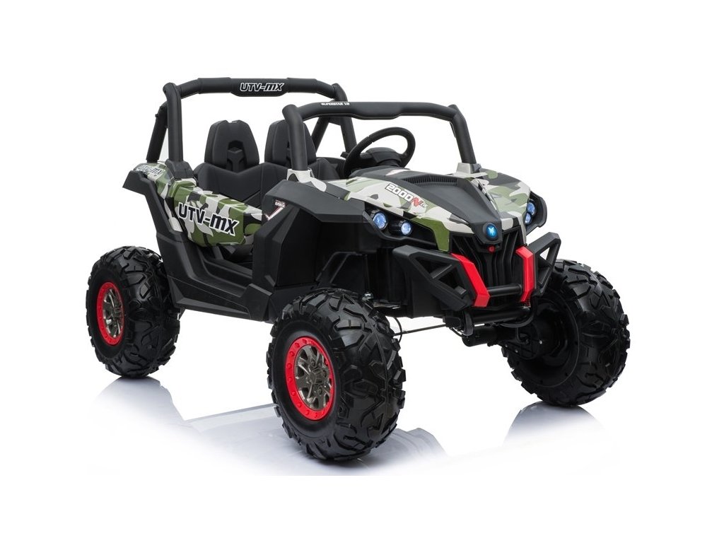 Dětské elektrické auto Buggy SuperStar 4x4 lakované maskáčové - Obrázek 2