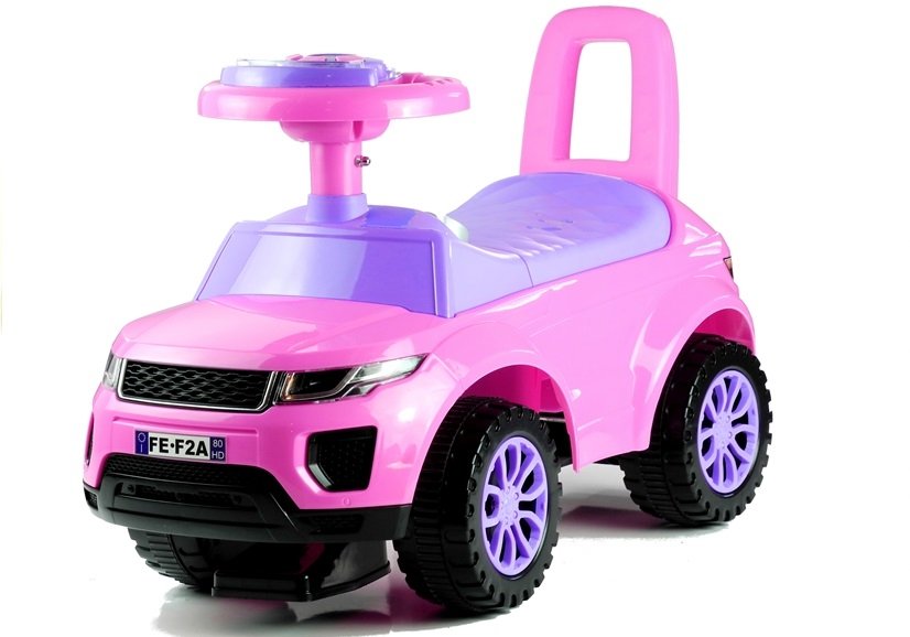 Dětské odrážedlo range rover růžové