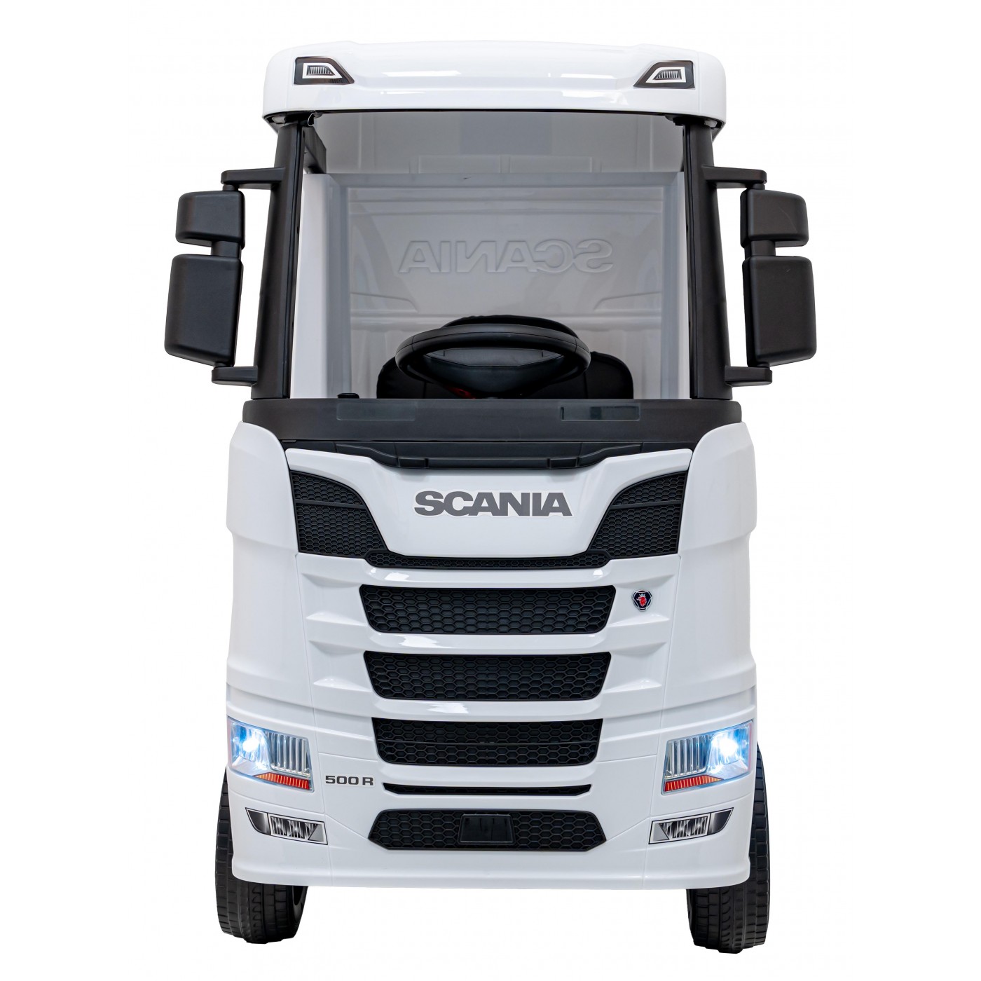 Elektrický kamion Scania R-SERIE 4x4 bílý - Obrázek 2