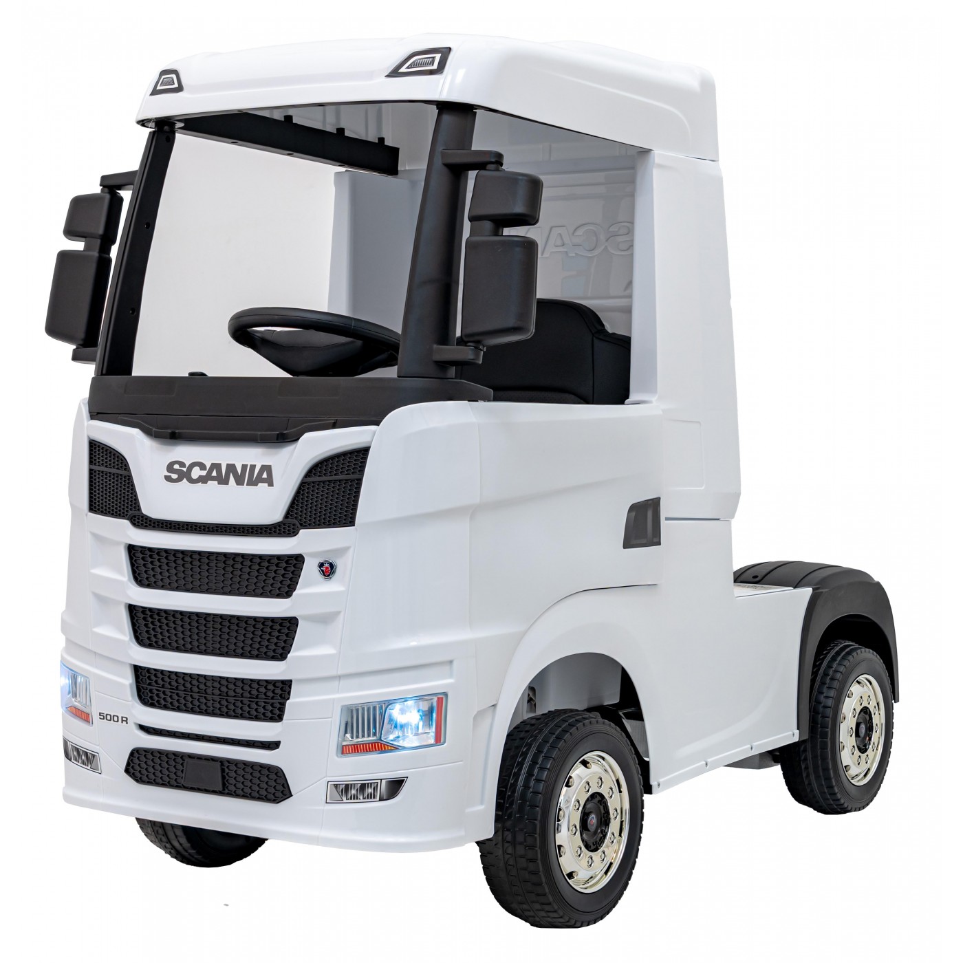 Elektrický kamion Scania R-SERIE 4x4 bílý