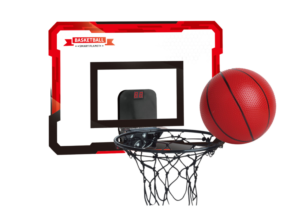 Basketbalový koš pro děti s tabulí a počítadlem + míč sada - Obrázek 2