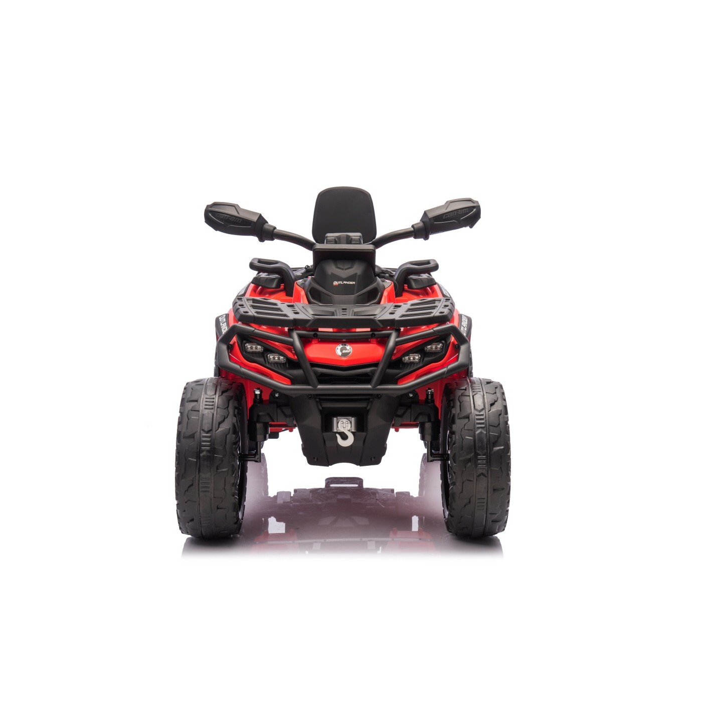 Dětská elektrická čtyřkolka Can-Am Outlander ATV 4x200W červená - Obrázek 2