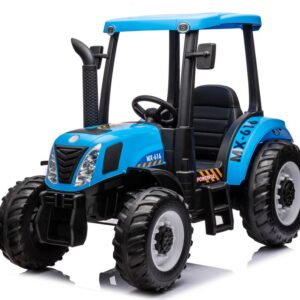 Dětský elektrický traktor A011 24V 400W modrý