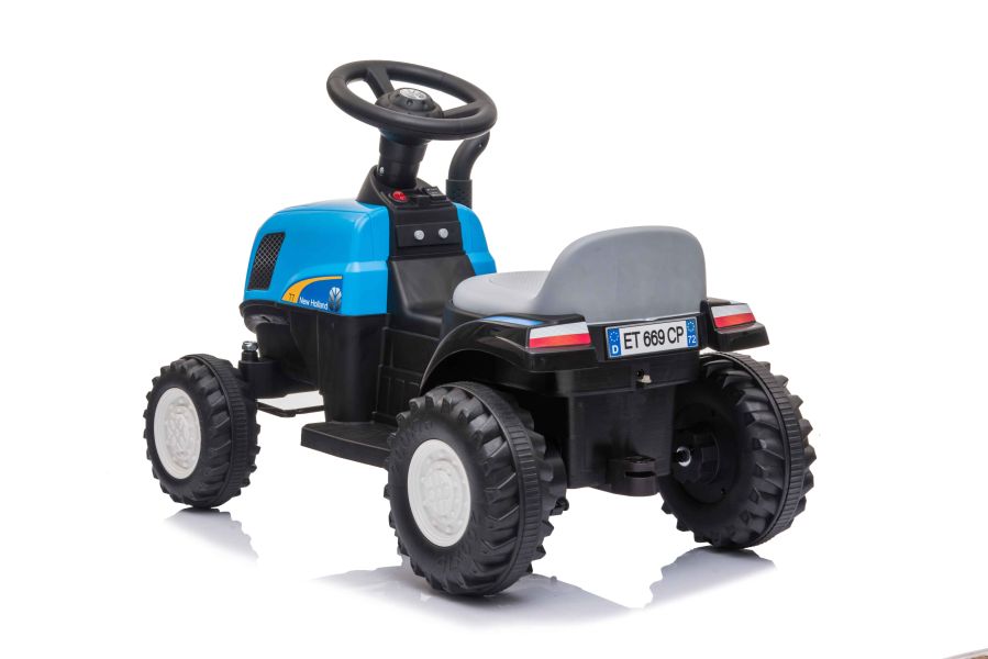 Dětský elektrický traktor Swift s přívěsem modrý - Obrázek 2
