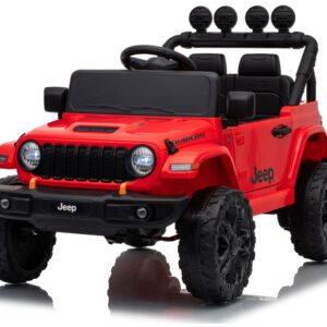 Elektrické autíčko Jeep Rubicon 24 V 2x200 W červené