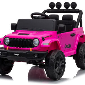 Elektrické autíčko Jeep Rubicon 24 V 2x200 W růžové