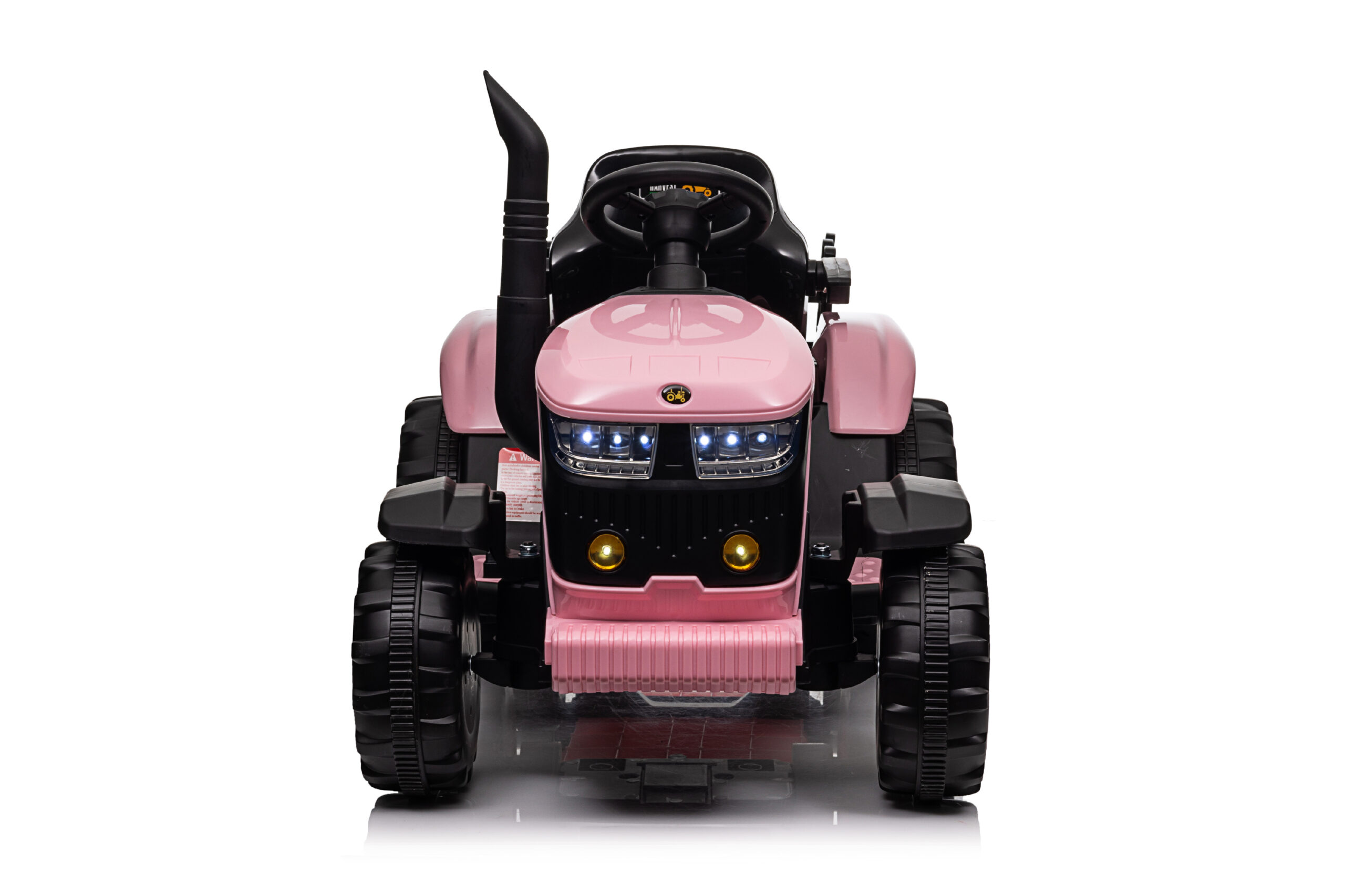 Mamido Dětský elektrický traktor s vlečkou 12V 7Ah růžový - Obrázek 2