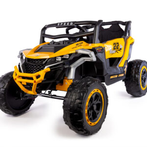 Mamido Elektrické autíčko Buggy Racing Speed 22 žluté | 4x4 | 12V10Ah | 180W | EVA | LED | 2