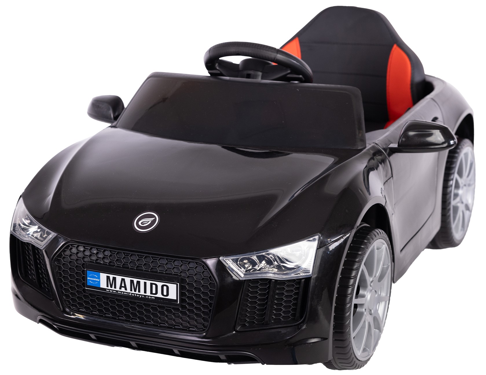 Mamido Elektrické autíčko Fast Wing eko-kůže černé