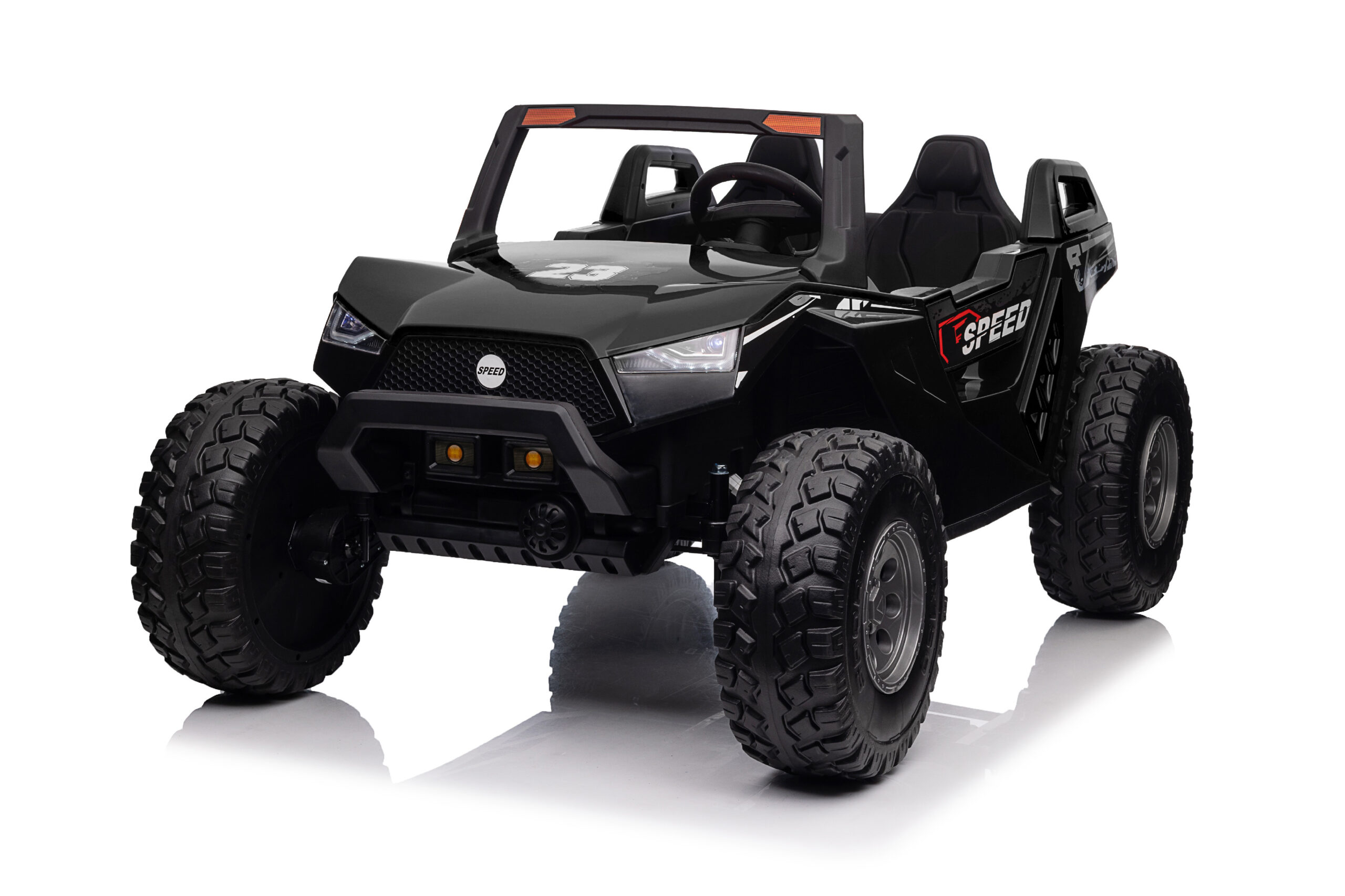 Mamido Elektrické autíčko buggy Clash 24V 4x200W 16km/h 60kg 2x12V14Ah černé - Obrázek 2