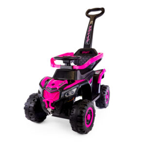 Mamido Speed MT280 Dětské elektrické odrážedlo | autíčko 3v1 s vodící tyčí NEW PINKY