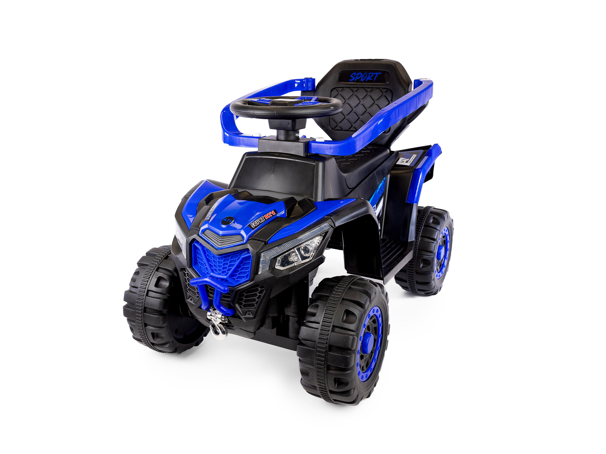 Mamido Speed MT280 Dětské elektrické odrážedlo | autíčko 3v1 s vodící tyčí modré - Obrázek 2