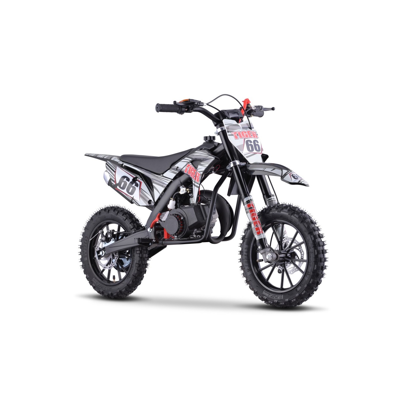 Dětská benzínová motorka RamiGO TIGER 49CC černá - Obrázek 2