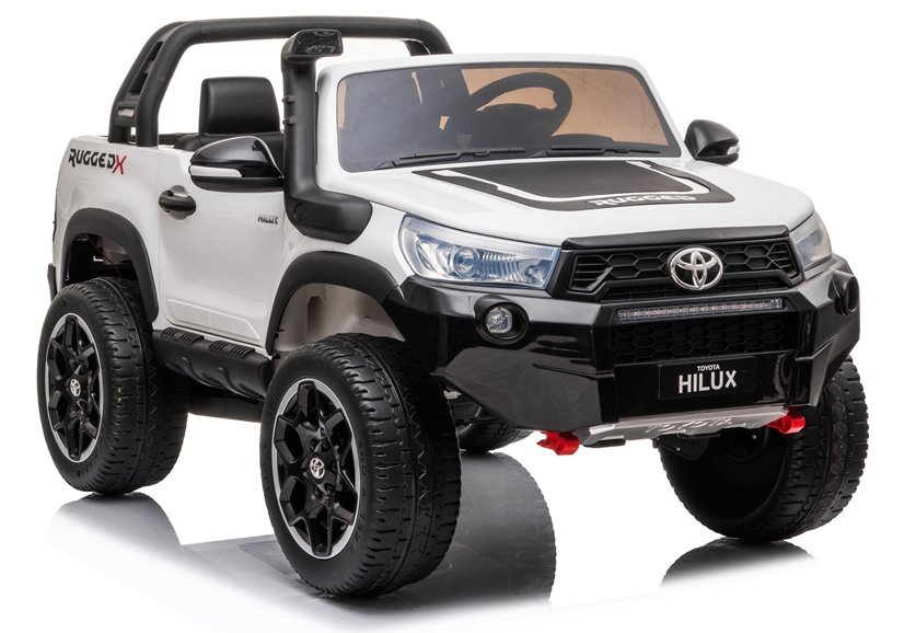 Dětské elektrické autíčko Toyota Hilux 4x4 bílé - Obrázek 2