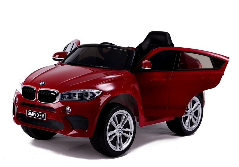 Elektrické autíčko BMW X6 M lakované červené - Obrázek 2