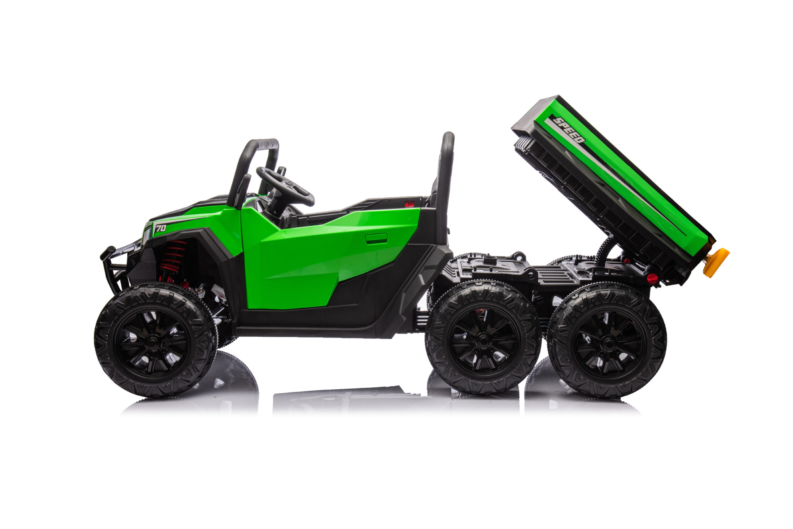 Mamido Elektrické autíčko Farmer Truck Ultra 24V14Ah 6x200W zelené - Obrázek 2