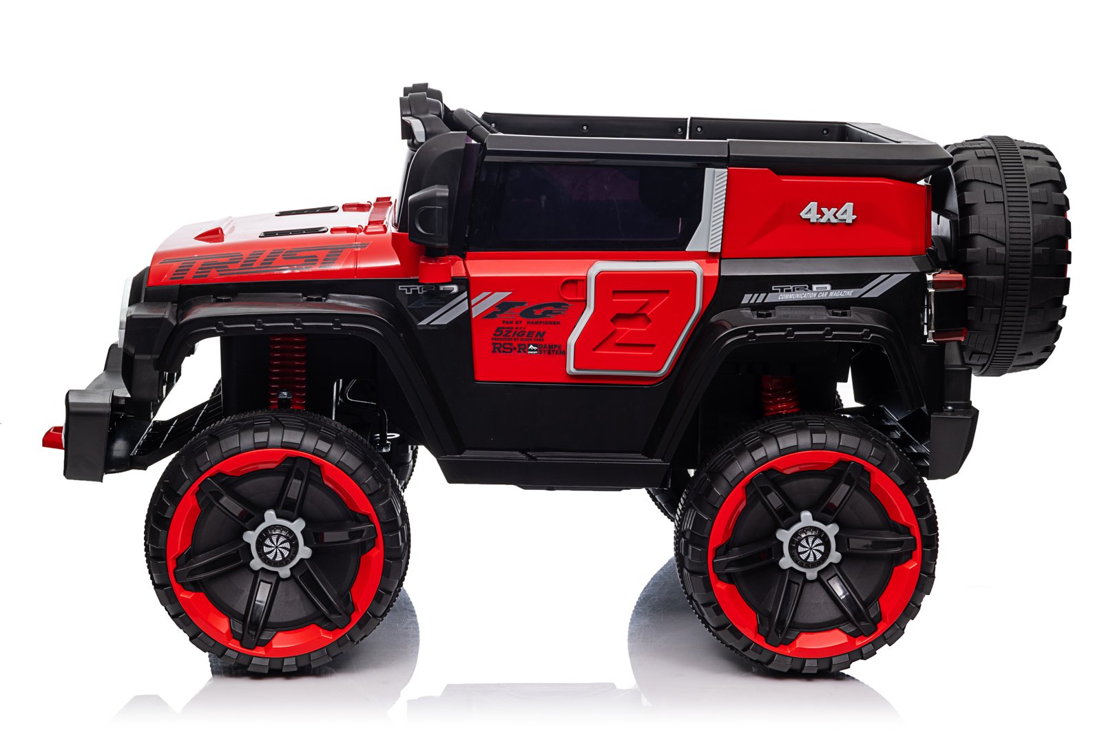 Mamido Elektrické autíčko Trust Adventure dvoumístné 12V | 2x25W červené - Obrázek 2