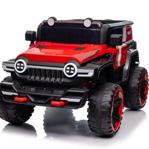 Mamido Elektrické autíčko Trust Adventure dvoumístné 12V | 2x25W červené
