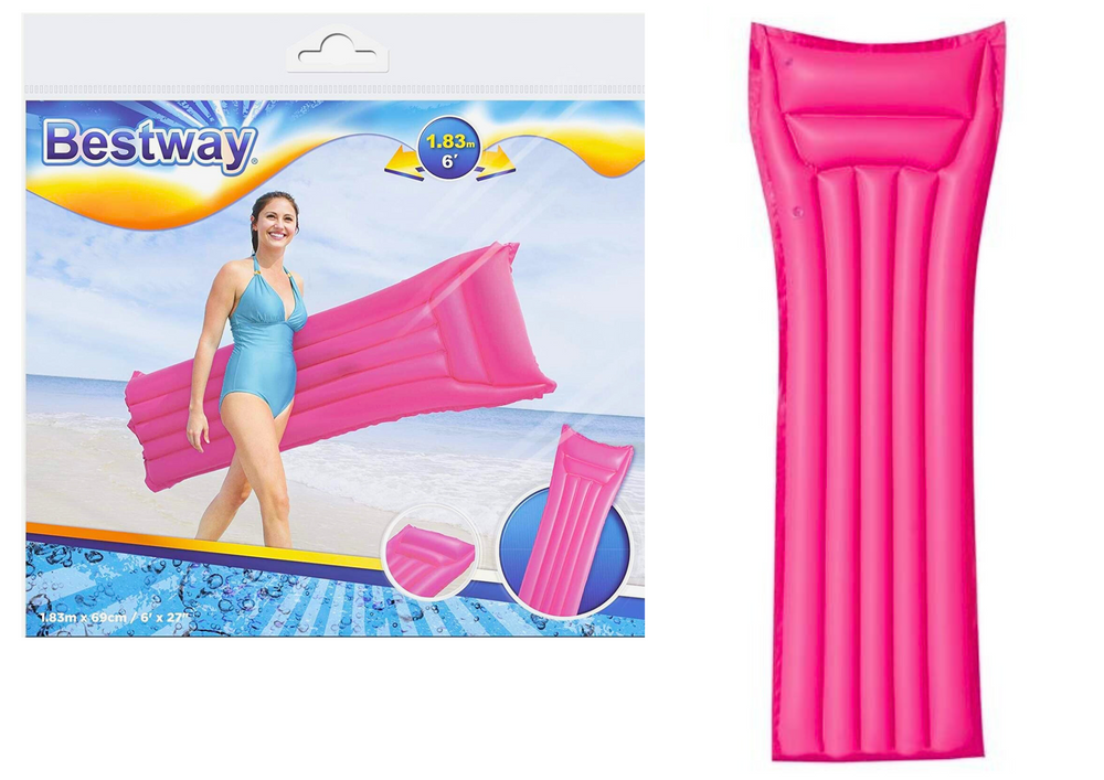 Nafukovací matrace na plavání 183 x 69 cm Bestway 44007 růžová