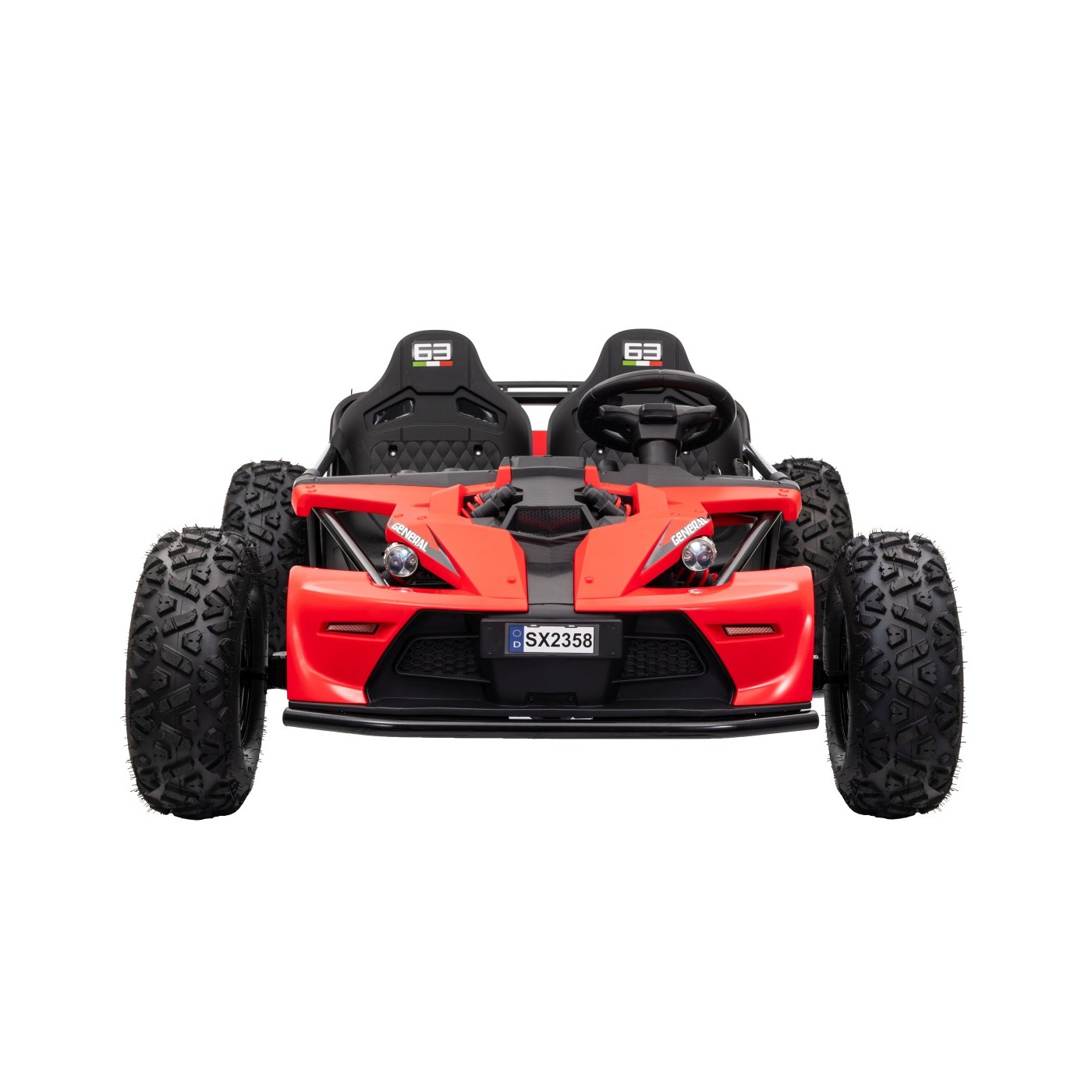 Elektrické autíčko Buggy GENERAL 63 červené - Obrázek 2