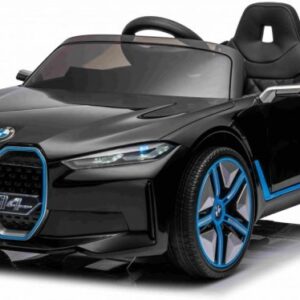 Mamido Elektrické autíčko BMW i4 černé 12V7Ah EVA kola ECO Kůže