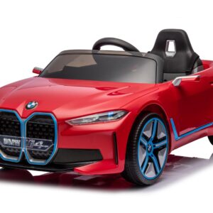 Mamido Elektrické autíčko BMW i4 červené 12V7Ah EVA kola ECO Kůže